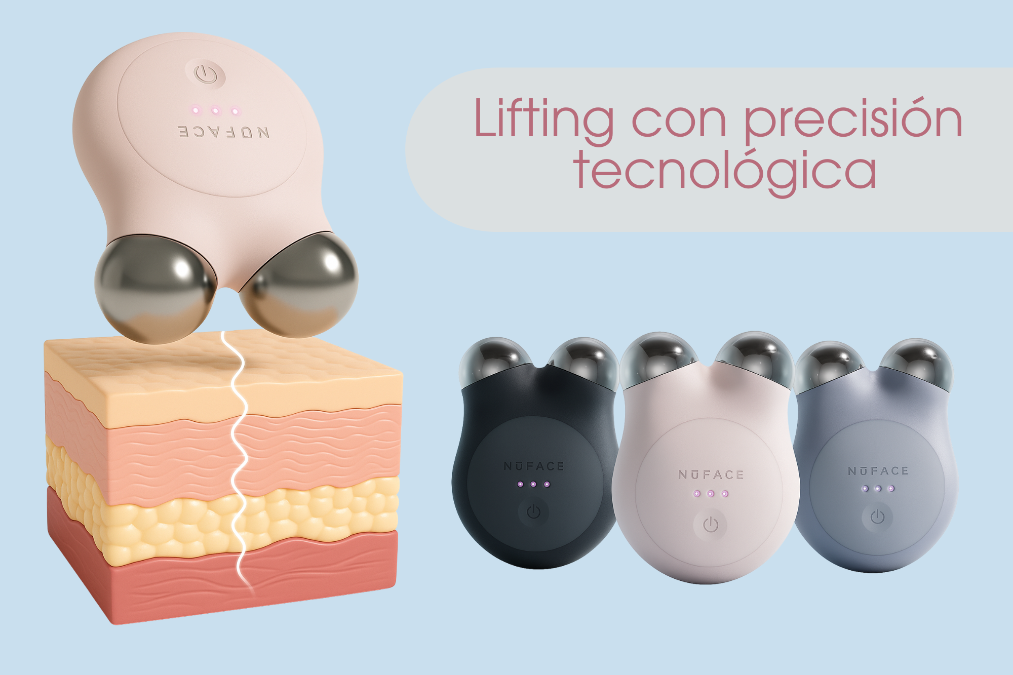 Tecnología NuFACE: Eleva, tonifica y rejuvenece tu rostro desde casa