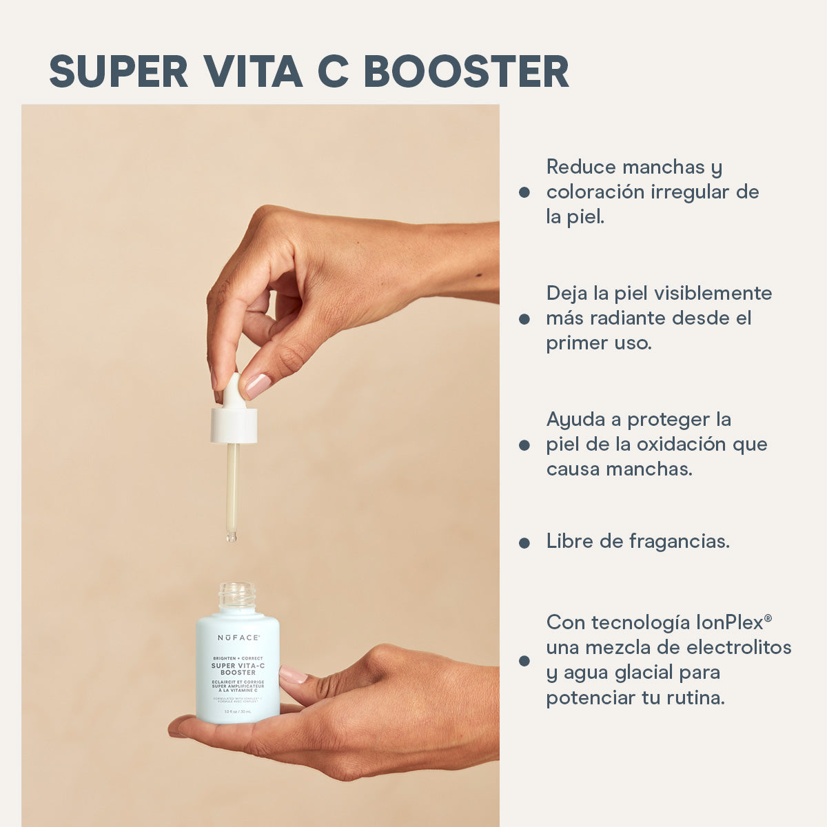 NuFACE MINI+ Sandy Rose & Super VITA-C Booster Serum