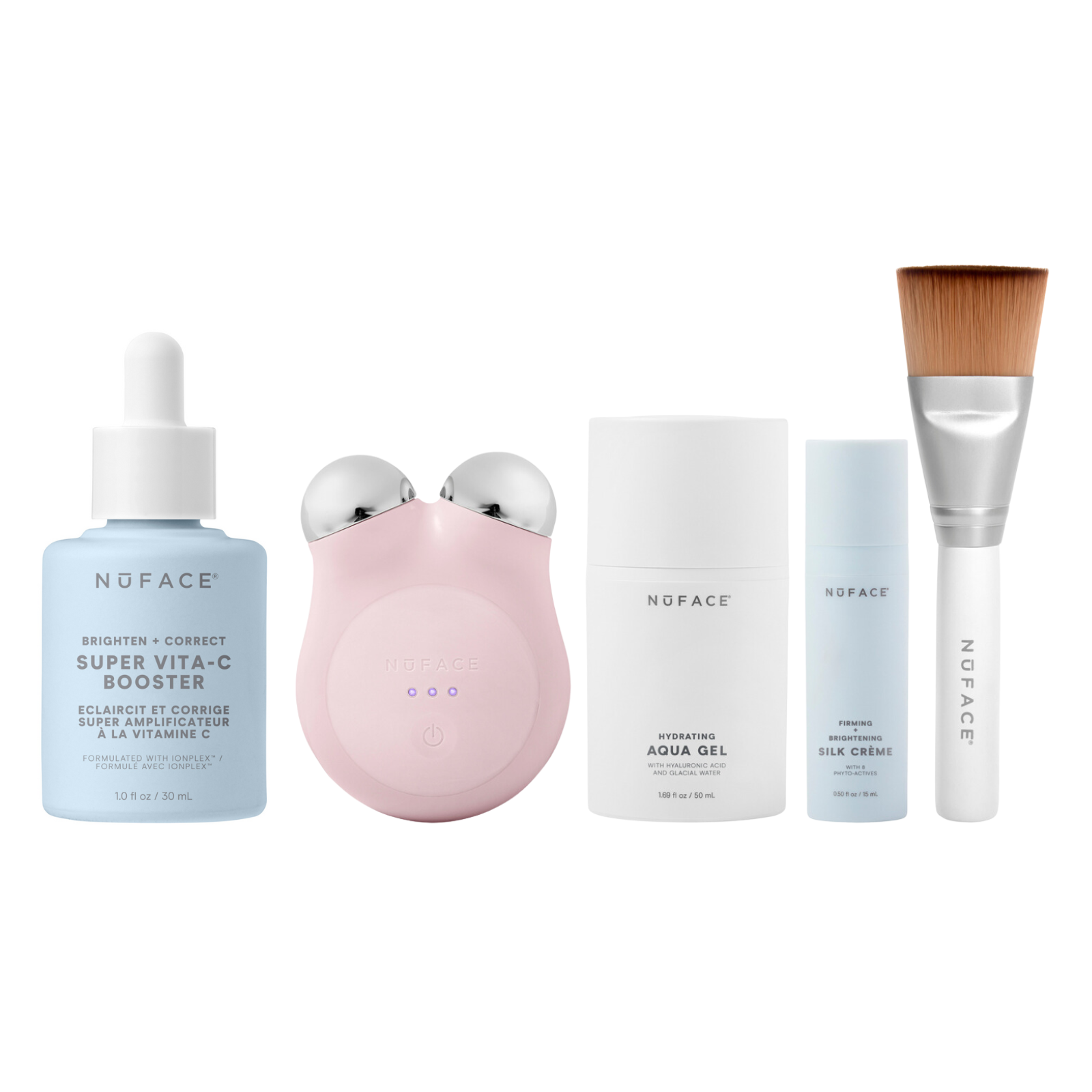 NuFACE MINI+ Sandy Rose & Super VITA-C Booster Serum